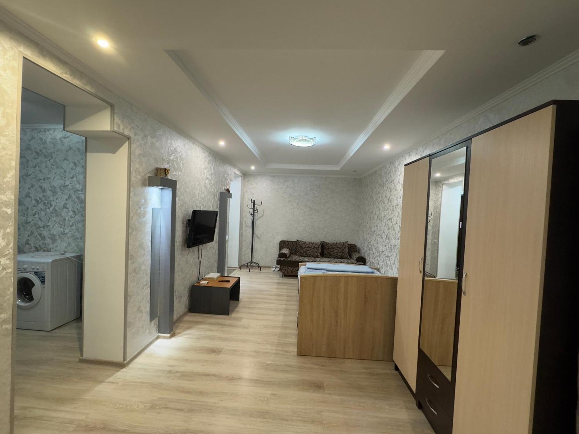 One-Room Apartment Opposite Almaty Airport Turksib Exteriör bild